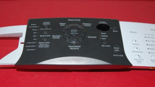 Kenmore Front Load Washer Control Panel And User Interface Board - 8182285 | 8182235 (condition fair - White)