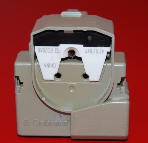 Part # 513605014 , 197D8031P002 - Embraco Refrigerator Start Relay And Capacitor (used)