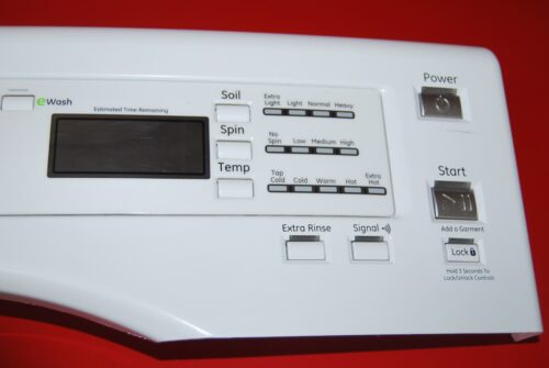 Part # Panel WH41X10310,UI Board WH41X10310 - GE Front Load Washer And User Interface Board (used condition , Good - White)