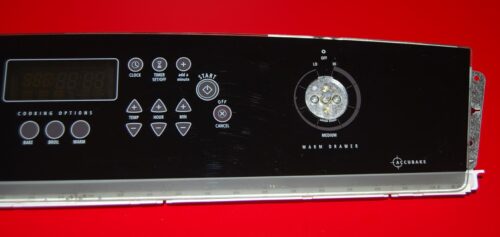 Part # 9763264 | W10110452 | Whirlpool Gas Oven Touch Panel And Control Board (used, condition fair - Black)