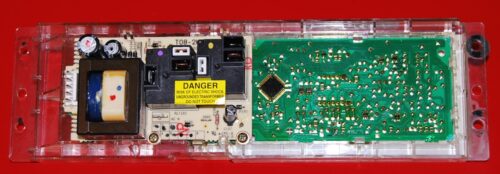 Part # 183D7142P001 , WB27K10026 - GE Oven Electronic Control Board (used overlay, good - White)