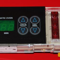 Part # 164D3147G040 - GE Oven Electronic Control Board (used overlay, very good - Black)