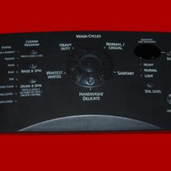 Part # 8182285 | 8182235 | Kenmore Front Load Washer Control Panel And User Interface Board (condition fair - White)