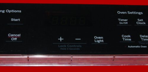 Part # WB27X29089 | 164D8450G212 | GE Oven Control Board (overlay fair - Black)