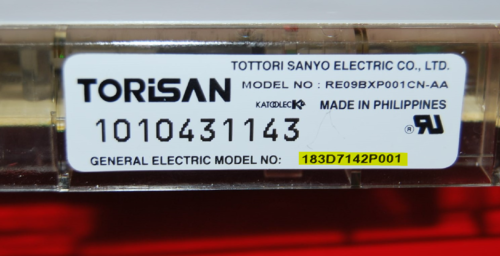 Part # 183D7142P001 , WB27K10026 - GE Oven Electronic Control Board (used overlay, good - White)