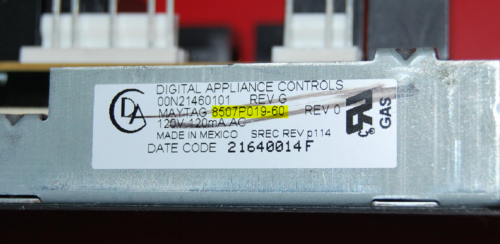 Part # 8507P019-60, 5701M576-60 - Maytag Oven Electronic Control Board (used, overlay good - Dark Gray)