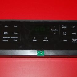 Part # W10806886 Whirlpool Oven Electronic Control Board (used, overlay fair - Black)
