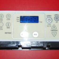 Part # W10114370 Whirlpool Oven Electronic Control Board (used, overlay fair - Yellow)