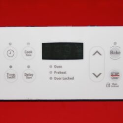Part # 316418330 Frigidaire Gas Oven Electronic Control Board (used, overlay very good - Bisque)