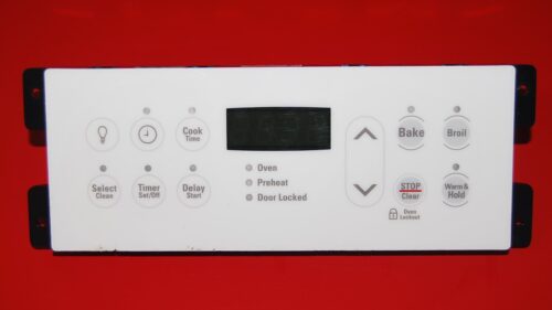 Part # 316418330 Frigidaire Gas Oven Electronic Control Board (used, overlay very good - Bisque)