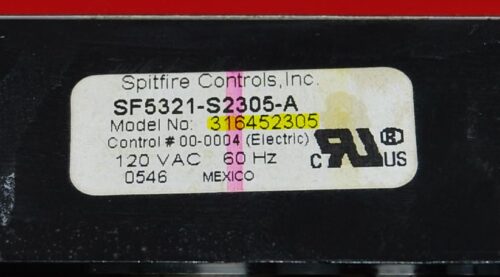 Part # 316452305 Frigidaire Oven Electronic Control Board (used, overlay fair - Bisque)