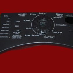 Part # 280086 | 8558758 | 8559430 | Kenmore Dryer Control Panel And User Interface Board (condition good - Bisque/Black)