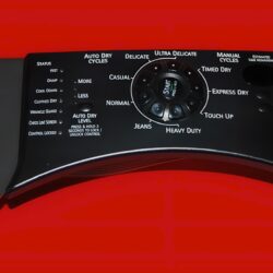 Part # 8529881 Kenmore Dryer Control Panel And User Interface Board (used, condition good - Black)