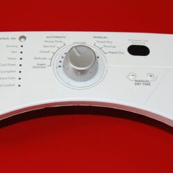 Part # W10098950, 8558455 Maytag Dryer Control Panel And Board (used, condition fair - White)