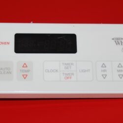 Part # 3196943, 6610058 Whirlpool Oven Electronic Control Board (used, overlay poor - Bisque)