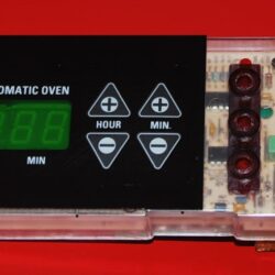Part # 164D3143G002 - GE Oven Electronic Control Board (used, overlay very good - Black)