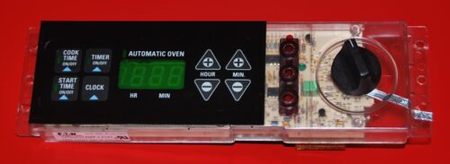Part # 164D3143G002 - GE Oven Electronic Control Board (used, overlay very good - Black)