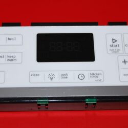 Part # W10477071 Whirlpool Oven Electronic Control Board (used, overlay good - White)