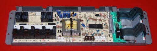 Part # 7601P630-60 , 74006215 - Maytag Oven Electronic Control Board (used, overlay good - Yellow )