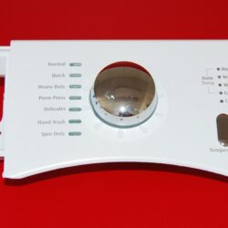 Part # 134593300, 137006030, 134907800 Frigidaire Front Load Washer Panel And Board (used, condition fair - White)