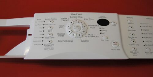 Part # 8182642, 8182255 Kenmore Front Load Washer Control Panel And User Interface Board (used, condition very good - White)
