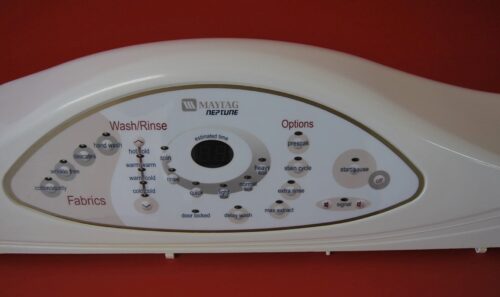 Part # 22004436, 2202562 Maytag Washer Control Panel And Board (used, condition good - White)