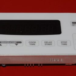 Part # 9753636 - Whirlpool Oven Electronic Control Board (used, overlay very good - White)