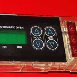Part # 183D7277P002 , WB27K10047 - GE Oven Electronic Control Board (used, overlay poor - Black)