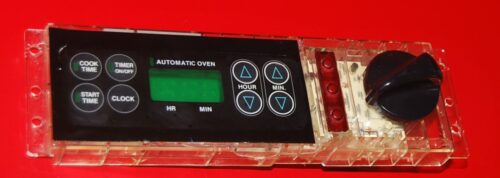 Part # 183D7277P002 , WB27K10047 - GE Oven Electronic Control Board (used, overlay poor - Black)