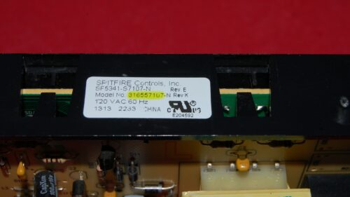 Kenmore Gas Oven Control Board 316557107 OEM Used Tested (used, overlay fair - Black)