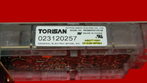 Part # WB27T10231 | 191D2818P003 GE Oven Control Board (used, overlay fair - Bisque)
