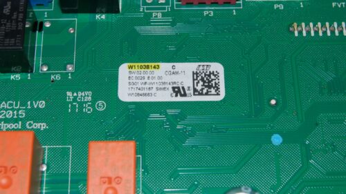 Whirlpool Oven Control Board - W11038143 | W11594188 (overlay fair- Black)
