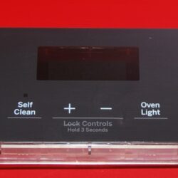 Part # 164D8450G154 , WB27X26542 - GE Oven Electronic Control Board (used, overlay fair - Dark Gray)