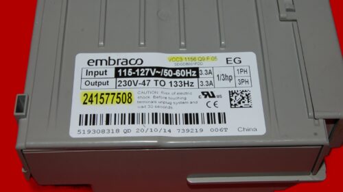 Frigidaire Refrigerator Compressor Control Unit 241577508 VCC3 1156 Q9 F 05 | OEM Used Tested