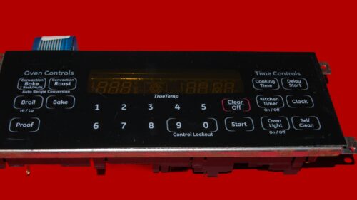 Part # WB27T11106 | 164D6476G035 | WB27T11017 | GE Oven Control Board And Keypad (overlay fair - Black)