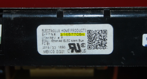 Part # 316577084 - Frigidaire Oven Electronic Control Board (used, overlay good - Black)