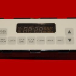 Part # 31-315570-07-0 , 0315570 - Maytag Oven Electronic Control Board (used, overlay excellent - Almond) Top