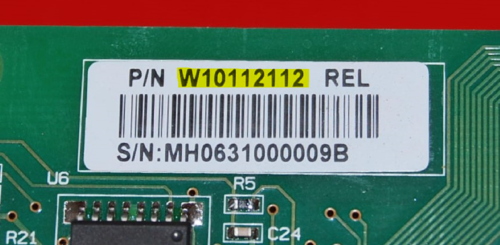 Part # W10112112 Whirlpool Washer Control Board (used)