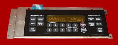 Part # WB27T10505 | WB27T10443 | 164D4105P050 | GE Oven Membrane Plate and Control Board (overlay fair - Black)