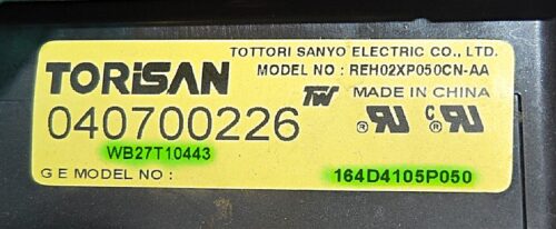 Part # WB27T10505 | WB27T10443 | 164D4105P050 | GE Oven Membrane Plate and Control Board (overlay fair - Black)