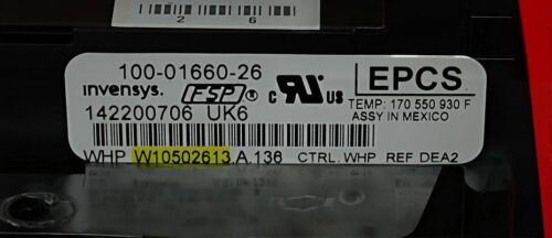 Part # WPW10502613 | W10502613 | Whirlpool Oven Control Board (overlay excellent - Dark Gray)
