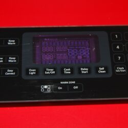 Part # W10365419 Whirlpool Oven Control Board (used, overlay fair - Black)