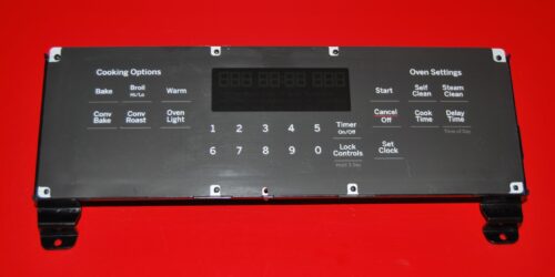 Part # 191D8545G076 GE Oven Control Board (used, overlay good - Dark Gray)