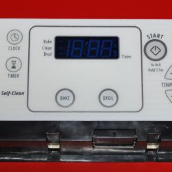 Part # 9762202 - Whirlpool Oven Control Board (used, overlay good - Yellow )