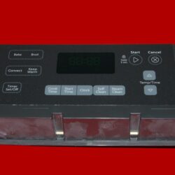 Whirlpool Oven Control Board W1083400 W11122539 | OEM Used Tested (overlay Excellent - Dark Gray)