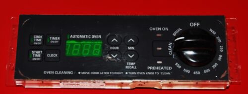Part # WB27T10101 | 164D3762P001 - Kenmore Oven Control Board (used, overlay poor - Dark Gray )