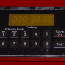 Part # WB27K10245 | 183D9817G005 - GE Gas Oven Control Board (used, overlay good - Black )