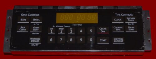 Part # WB27K10245 | 183D9817G005 - GE Gas Oven Control Board (used, overlay good - Black )