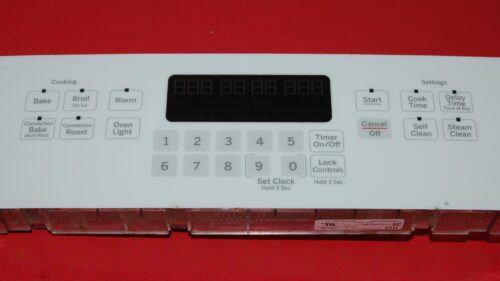 GE Oven Control Board - WB27X25357 | 164D8496G108 (overlay fair - White)