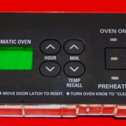 Part # WB27T10229 | 191D2818P001 - GE Oven Control Board (used, overlay - Dark Gray )
